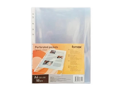 Genotherm lefűzhető A4, 90 micron, víztiszta XL ( 220x300mm,) Fornax 50 db/csomag,