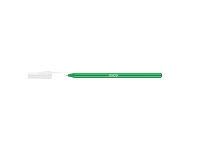 Golyóstoll 0,7mm, kupakos, Ico Signetta, írásszín zöld