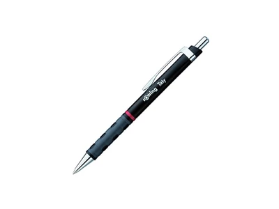 Golyóstoll fekete test, Rotring Tikky III, írásszín kék