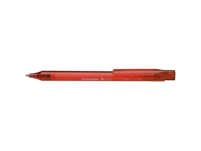 Golyóstoll nyomógombos 0,5mm, Schneider Fave, írásszín piros