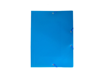 Gumis mappa A4, műanyag Bluering® kék