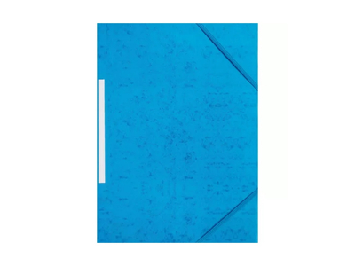 Gumis mappa A4, prespán karton OfficeArt kék