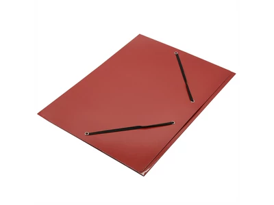 Gumis mappa A4, 400g. karton Fornax Glossy piros