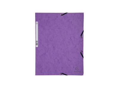 Gumis mappa karton  prespán A/4 Exacompta lila