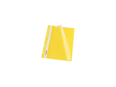 Gyorsfűző lefűzhető A4, PP  10 db/csomag, Esselte Vivida sárga