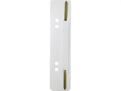 Gyorsfűző szerkezet, lefűzőlapocska, PP Durable 25 db/csomag, fehér