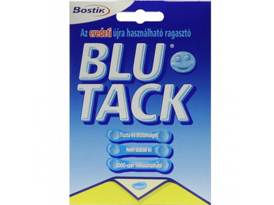 Gyurmaragasztó 60g. 55 kocka/csomag, Blu Tack 