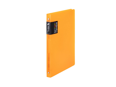 Gyűrűskönyv A4, 4 gyűrűs 2cm gerinc PP,  Karton P+P Opaline narancs