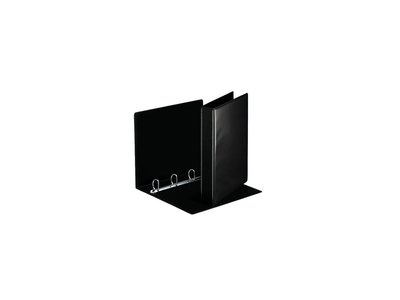 Gyűrűskönyv panorámás A4, 5cm, 4 gyűrű, D alakú, PP Esselte fekete