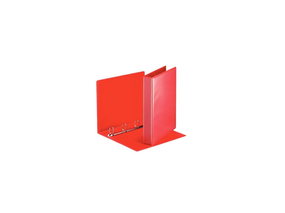 Gyűrűskönyv panorámás A4, 5cm, 4 gyűrű, D alakú, PP Esselte piros