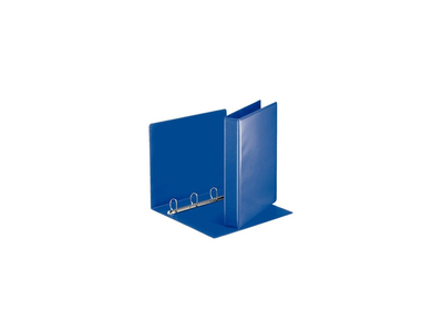 Gyűrűskönyv panorámás A4, 5cm, 4 gyűrű, D alakú, PP Esselte kék