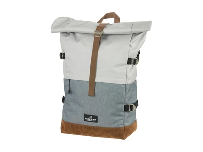 Hátizsák ergonomikus Light Grey & Grey Roll Top by Walker