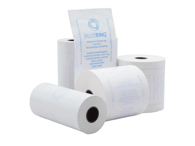 Hőpapír 57 mm széles, 42fm hosszú, cséve 12mm, 10 tekercs/csomag, ( 57/60 ) BPA mentes Bluering®