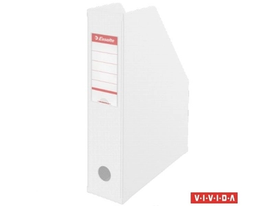 Iratpapucs 7cm, PVC/karton összehajtható Esselte Vivida fehér