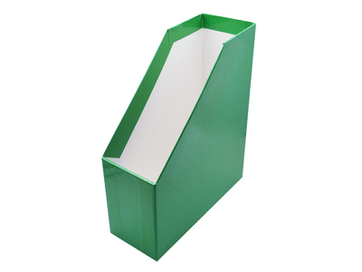 Iratpapucs 9cm, karton, fóliázott Bluering® zöld