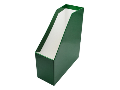 Iratpapucs 9cm, karton, lakkozott Bluering® zöld