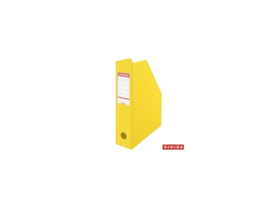 Iratpapucs 7cm, PVC/karton összehajtható Esselte Vivida sárga