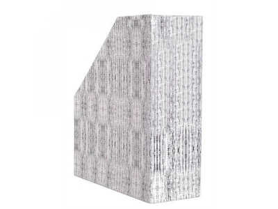 Iratpapucs 9cm, karton, Bluering® textil szürke 