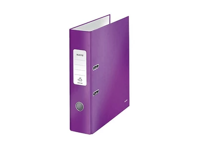 Iratrendező A4, 8cm, karton Leitz 180 Wow lila