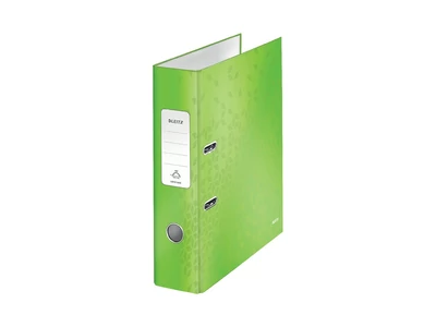 Iratrendező A4, 8cm, karton Leitz 180 Wow zöld
