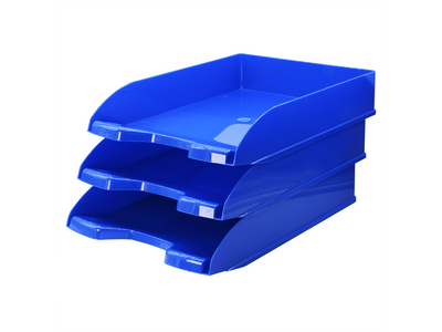 Irattálca műanyag 345, 345x255x65mm, Bluering®, kék