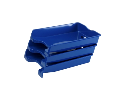 Irattálca műanyag 355, 355x255x60mm, Bluering®, kék