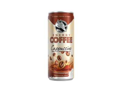 Kávéital 0,25l HELL Energy Coffee Cappuccino 24 db/csom