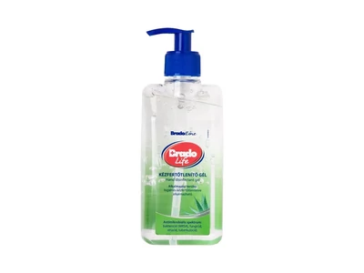 Kéz- és bőrfertőtlenítő gél pumpás 500 ml Bradolife aloe vera