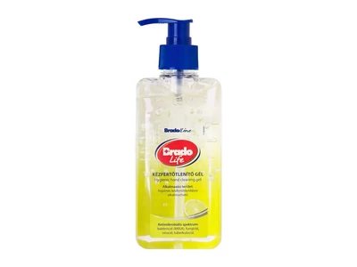 Kéz- és bőrfertőtlenítő gél pumpás 500 ml Bradolife citrom
