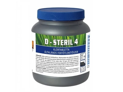 Klórtabletta 330 tabletta/doboz 1 kg D-Steril