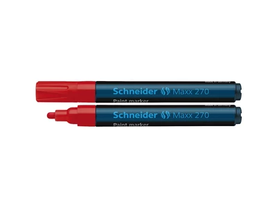 Lakkmarker 1-3mm, Schneider Maxx 270 piros