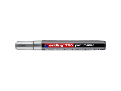 Lakkmarker 2-3mm, kerek Edding 790 ezüst