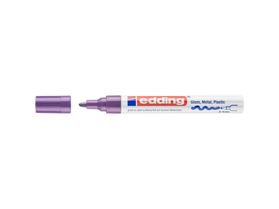 Lakkmarker 2-4mm, kerek Edding 750 lila