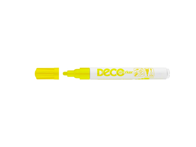 Lakkmarker, decomarker 2-4mm, kerek Ico sárga 