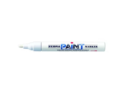 Lakkmarker olajbázisú Zebra fehér