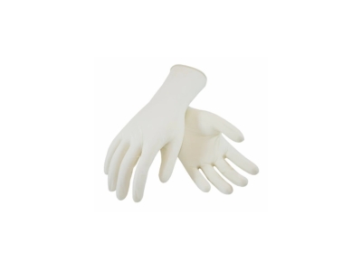 Gumikesztyű latex púderes L 100 db/doboz, GMT Super Gloves fehér