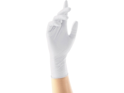 Gumikesztyű latex púdermentes L 100 db/doboz, GMT Super Gloves fehér