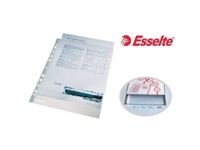 Genotherm lefűzhető, A4, 55 micron víztiszta Esselte 56066 100 db/csomag,