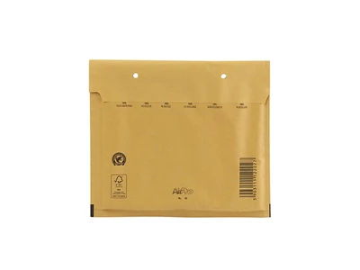 Légpárnás tasak CD szilikon külső méret 200x175mm, belső méret 180x165mm, Bluering® barna