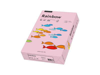 Másolópapír, színes, A4, 80g. Rainbow® 500ív/csomag, 54 halványrózsaszín