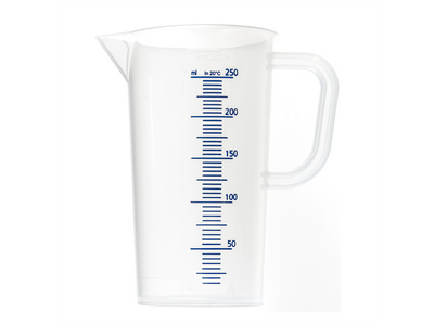 Mérőedény műanyag mércés 250 ml