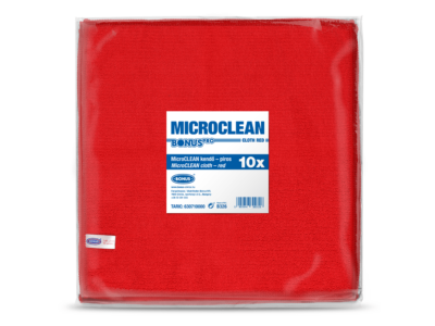 Microszálas kendő MicroClean BonusPro piros_B326