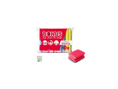 Mosogatószivacs 10 db/csomag formázott Bonus B323