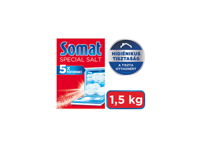 Mosogatógép regeneráló só 1,5 kg, Somat
