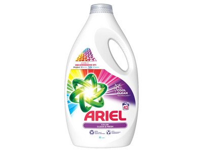 Mosógél 2,15 liter (43 mosás) színes ruhákhoz Ariel Color Clean & Fresh