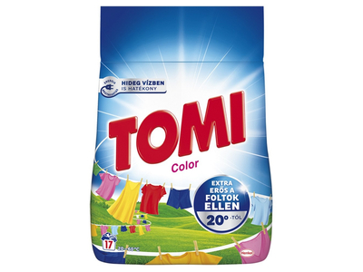 Mosópor 1,02 kg (17 mosás) színes ruhákhoz Tomi Color