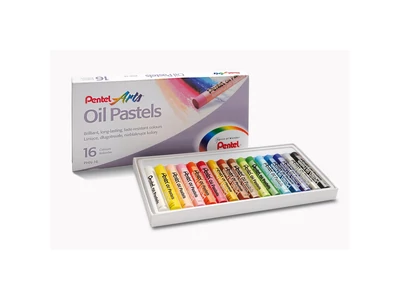 Kréta olajpasztell készlet, PHN-16U Pentel, 16 klf. szín