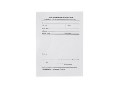 Orvosi beutalás-jav.-ig.  A.3510-64/a