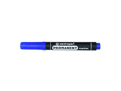 Alkoholos marker 2,5mm, kerek hegyű, Centropen 8566, kék