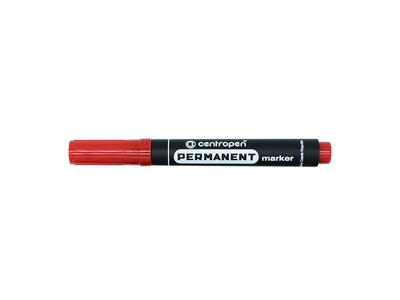 Alkoholos marker 2,5mm, kerek hegyű, Centropen 8566, piros